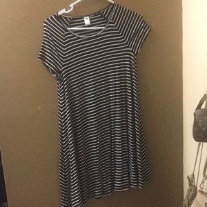 Striped old navy t-shirt dress